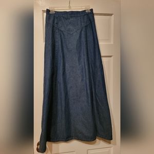 Maxi Denim Skirt